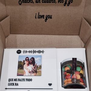 Box Placa Spotify + Golosina