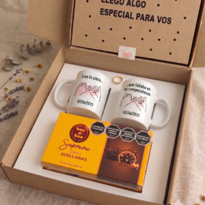 Box dos tazas + Snack