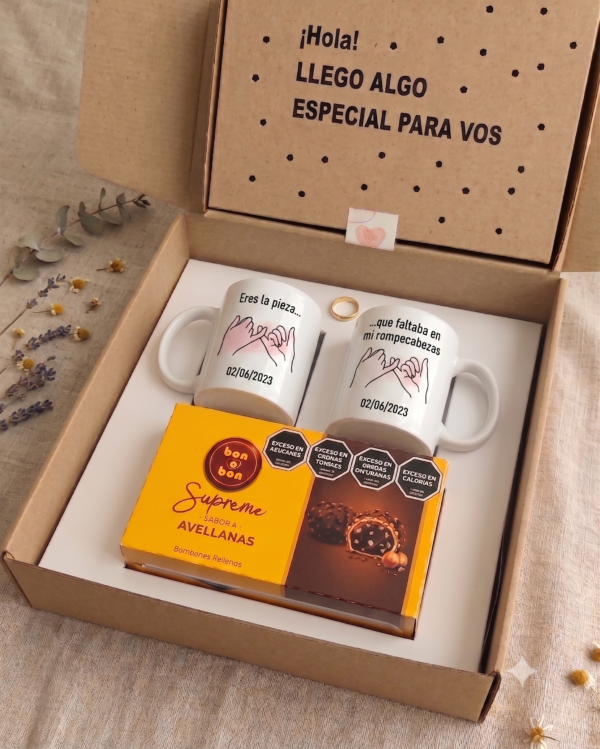 Box dos tazas + Snack